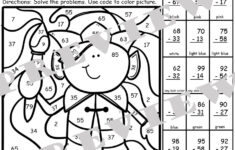 Free Christmas Subtraction With Regrouping Worksheet, Download intended for Christmas Subtraction With Regrouping Worksheets