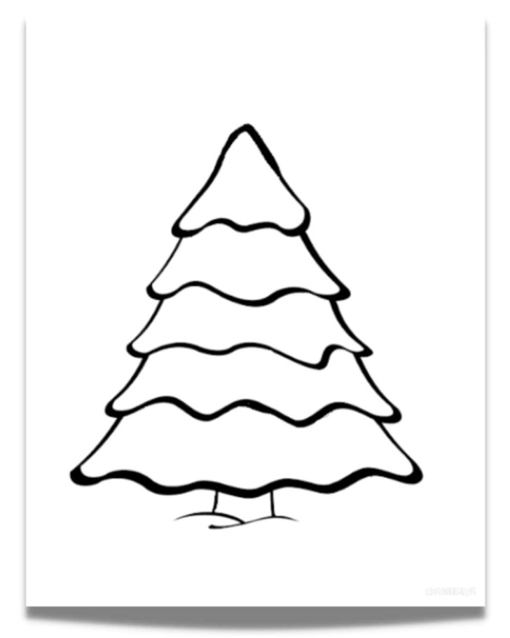 Christmas Tree Color Worksheets