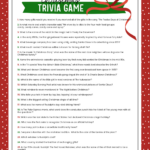 Free Christmas Trivia Printables {Games For The Family!} | Lil' Luna In Christmas Trivia Worksheets