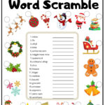 Free Christmas Unscramble Worksheet, Download Free Christmas Throughout Super Teacher Worksheets Scrambled Christmas Answers