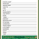 Free Christmas Word Scramble Printable With Answer Key Included Intended For Christmas Word Scramble Worksheets Answers
