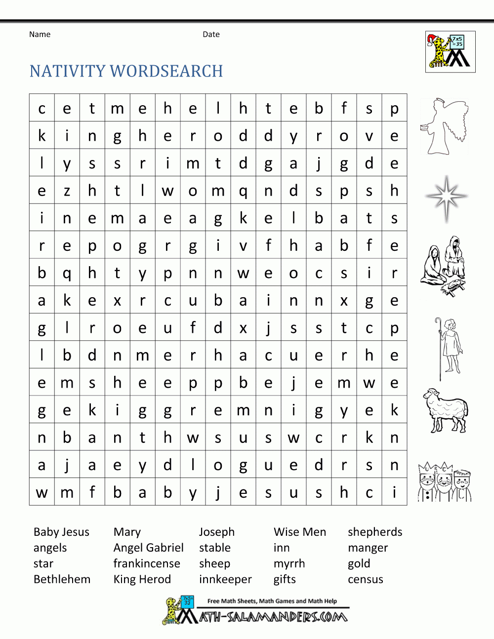 Free Christmas Worksheet Middle School, Download Free Christmas with regard to Free Printable Christmas Worksheets For Middle School