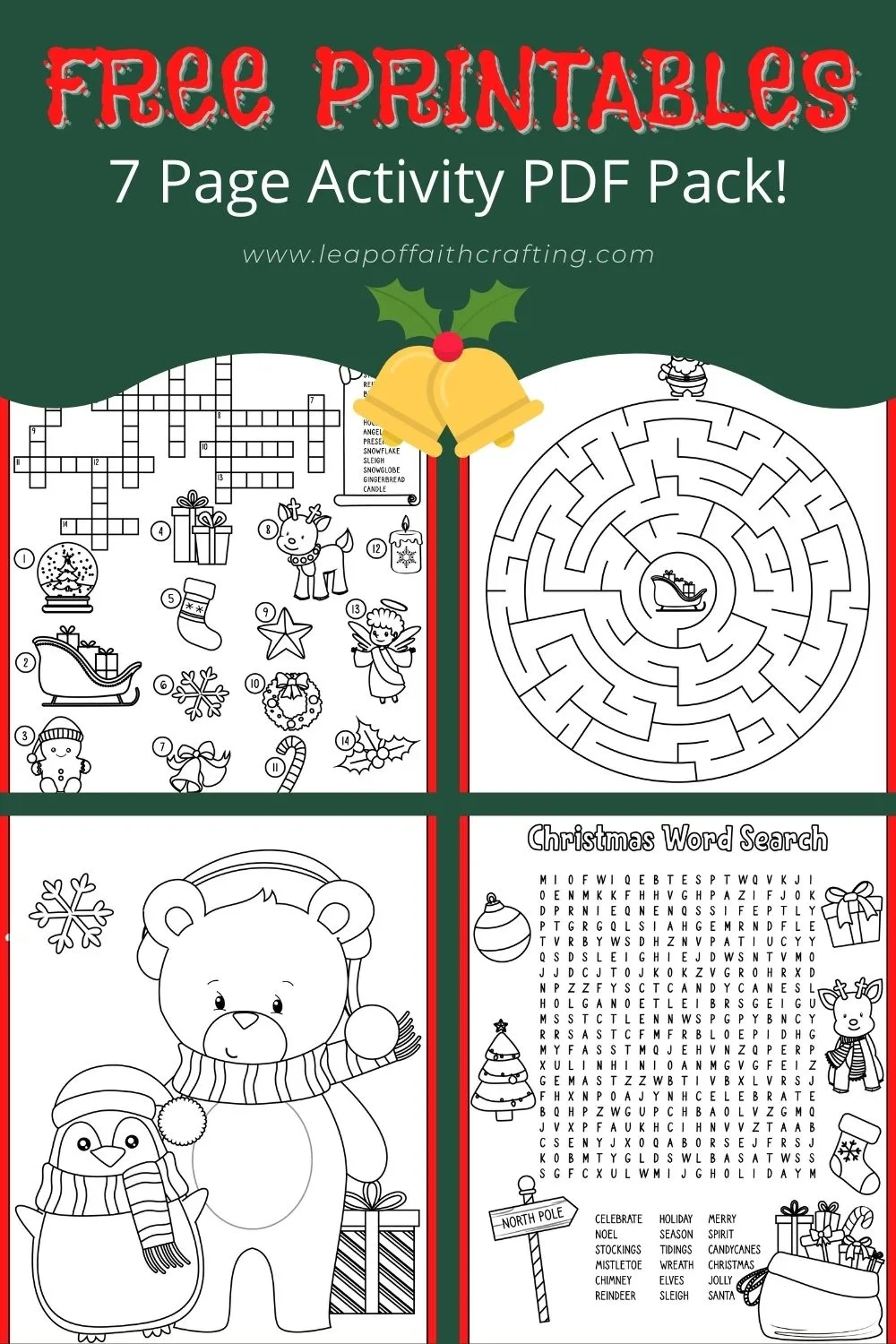 Free Christmas Worksheets: Coloring Sheets, Word Search &amp;amp; More within Christmas Activities Worksheets Free