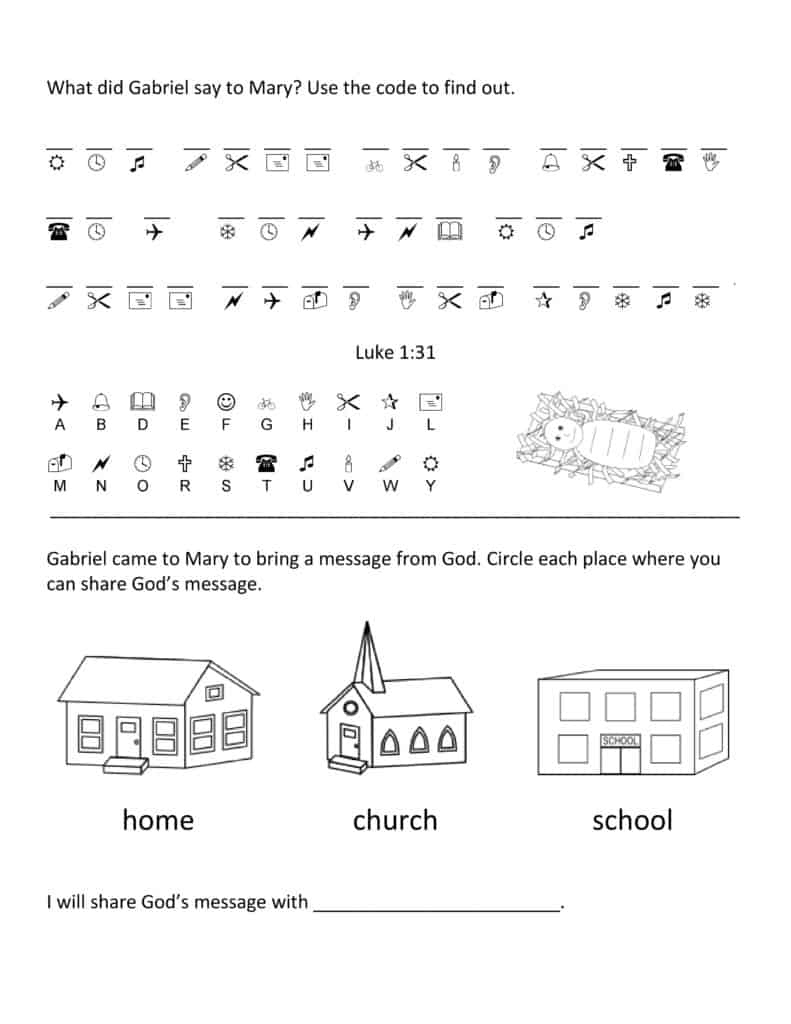 Free Christmas Worksheets For Kids (Free Printable Activity Sheets) within Free Christian Christmas Worksheets