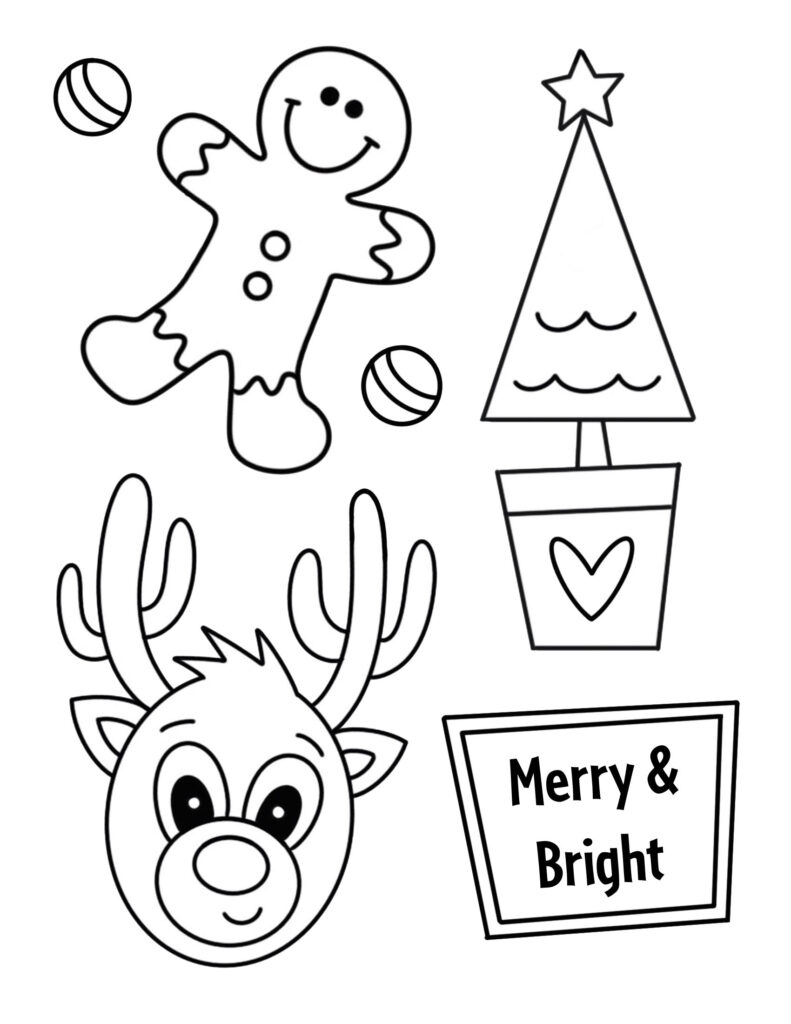 Free Christmas Worksheets For Preschool! ⋆ The Hollydog Blog intended for Free Printable Kindergarten Christmas Worksheets