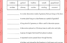 Free, Editable Christmas Worksheet Templates | Canva throughout Free Printable Christmas Language Arts Worksheets