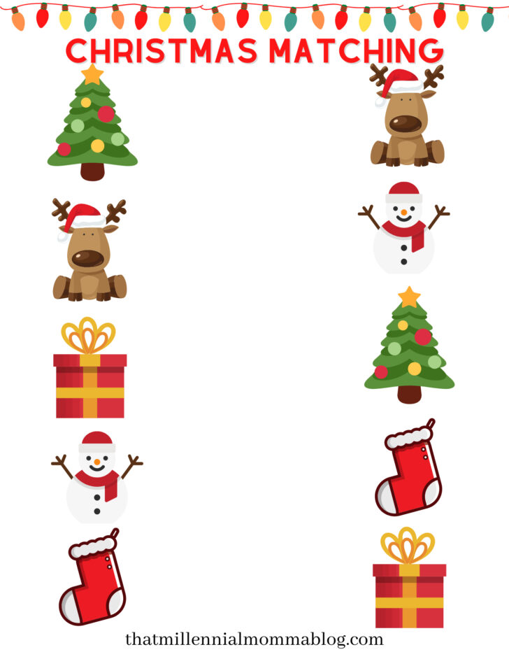 Preschool Worksheets For Christmas Preschool Worksheets For Christmas