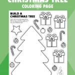 Free Printable Build A Christmas Tree Craft   Pjs And Paint Within Build A Christmas Tree Worksheets