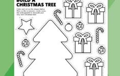 Free Printable Build A Christmas Tree Craft - Pjs And Paint within Build a Christmas Tree Worksheets