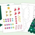 Free Printable Build A Christmas Tree Cutout   Favorite Printables With Regard To Build A Christmas Tree Worksheets