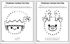 Free Printable Christmas Dot To Dot Worksheets - The Artisan Life with regard to Christmas Connect the Dots Worksheets