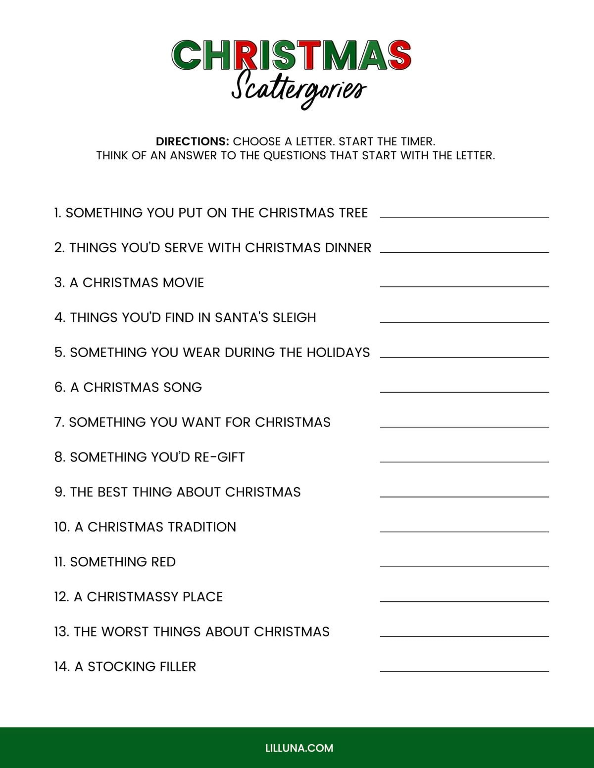 Free Printable Christmas Games {4 Freebies} | Lil&amp;#039; Luna in Christmas Worksheets Games For Adults