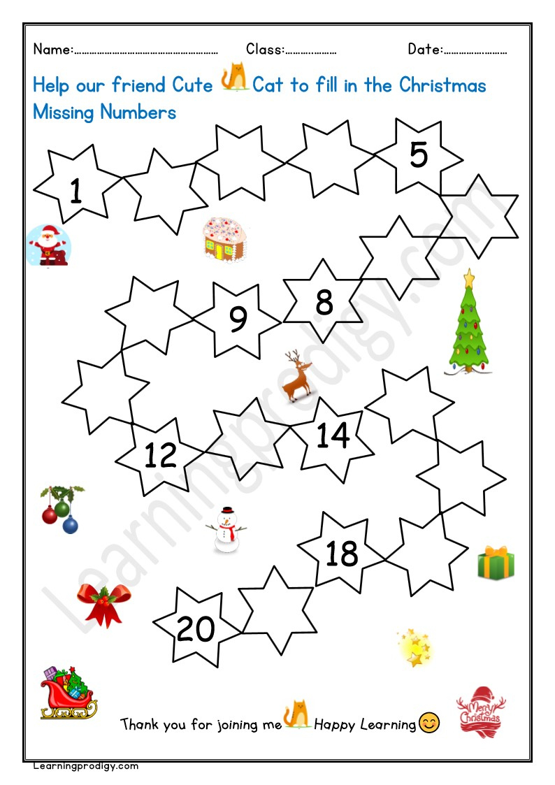 Free Printable Christmas Math Activity Worksheet | Maths Missing inside Christmas Missing Number Worksheets