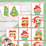 Free Printable Christmas Memory Game Inside A Christmas Memory Worksheets