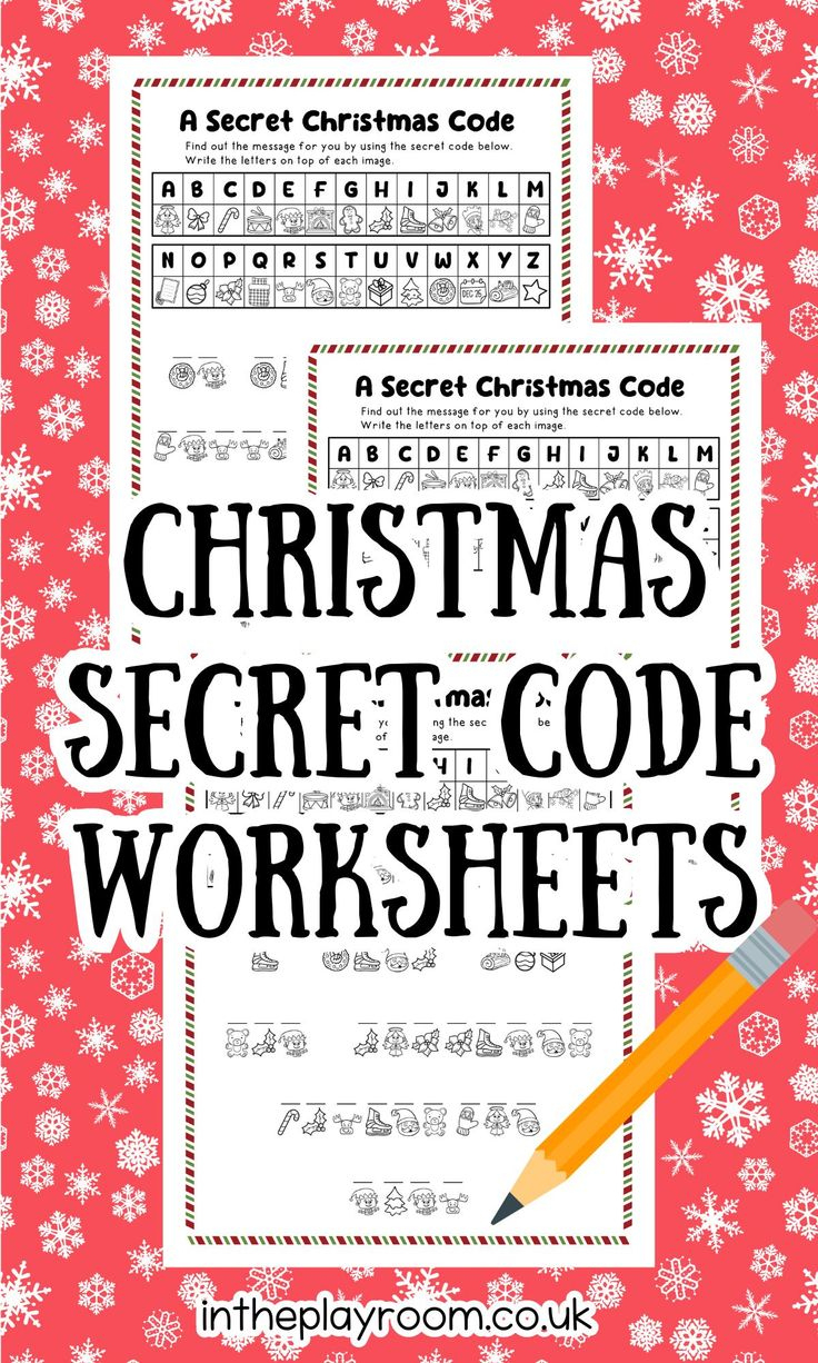 Free Printable Christmas Secret Codes For Kids regarding Christmas Secret Code Worksheets