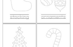 Free Printable Christmas Tracing Worksheets For Kids - The Craft intended for Christmas Tracing Worksheets For Preschool