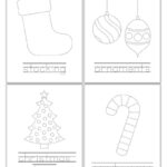 Free Printable Christmas Tracing Worksheets For Kids   The Craft Throughout Free Christmas Tracing Worksheets