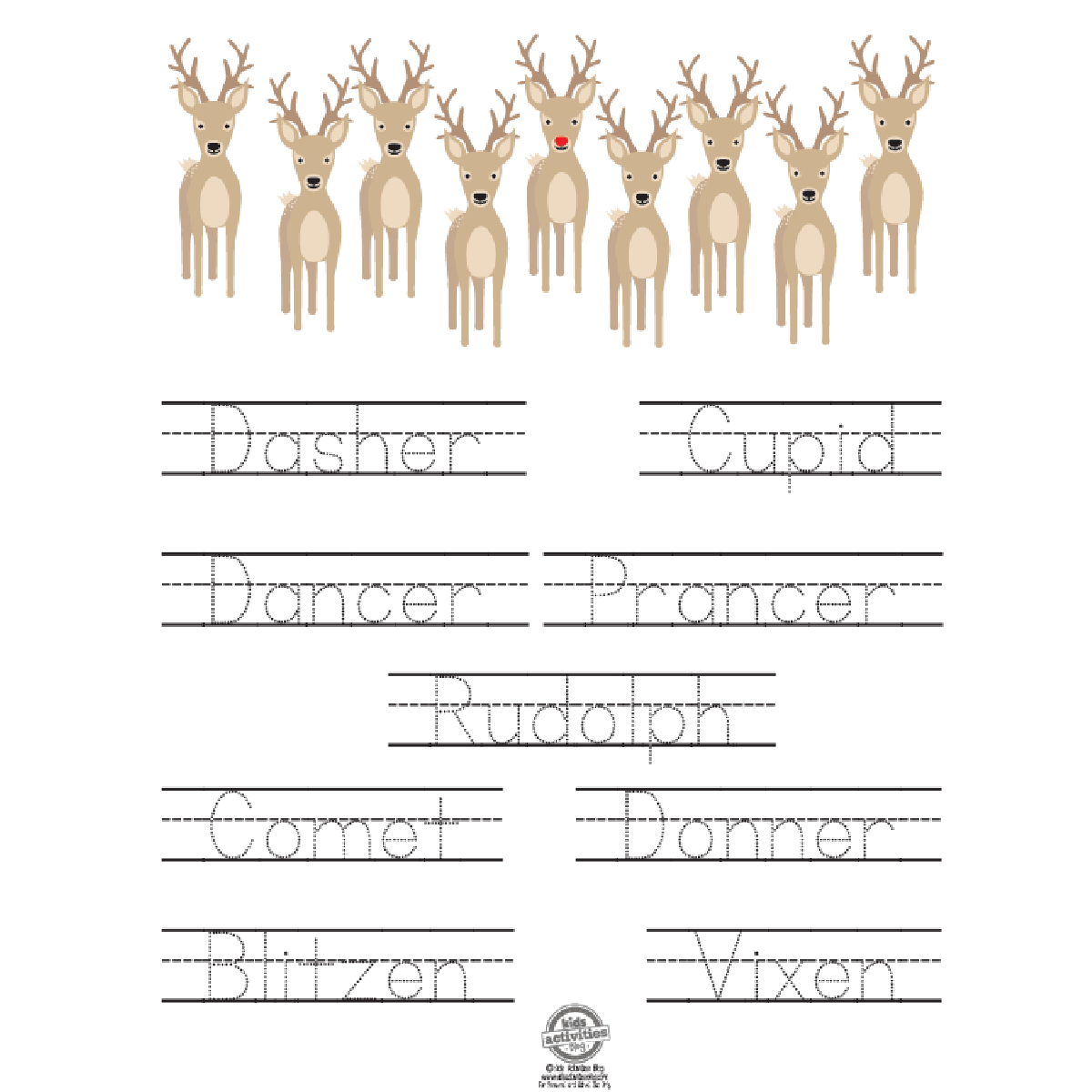 Free Printable Christmas Writing Practice Worksheets | Kids with regard to Christmas Writing Worksheets Printable