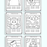 Free Printable Colorletter Christmas Worksheets   The Artisan Life For Kindergarten Christmas Letter Worksheets