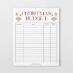 Free Printable!} Save Money With This Christmas Budget Printable With Christmas Budget Worksheets Printable