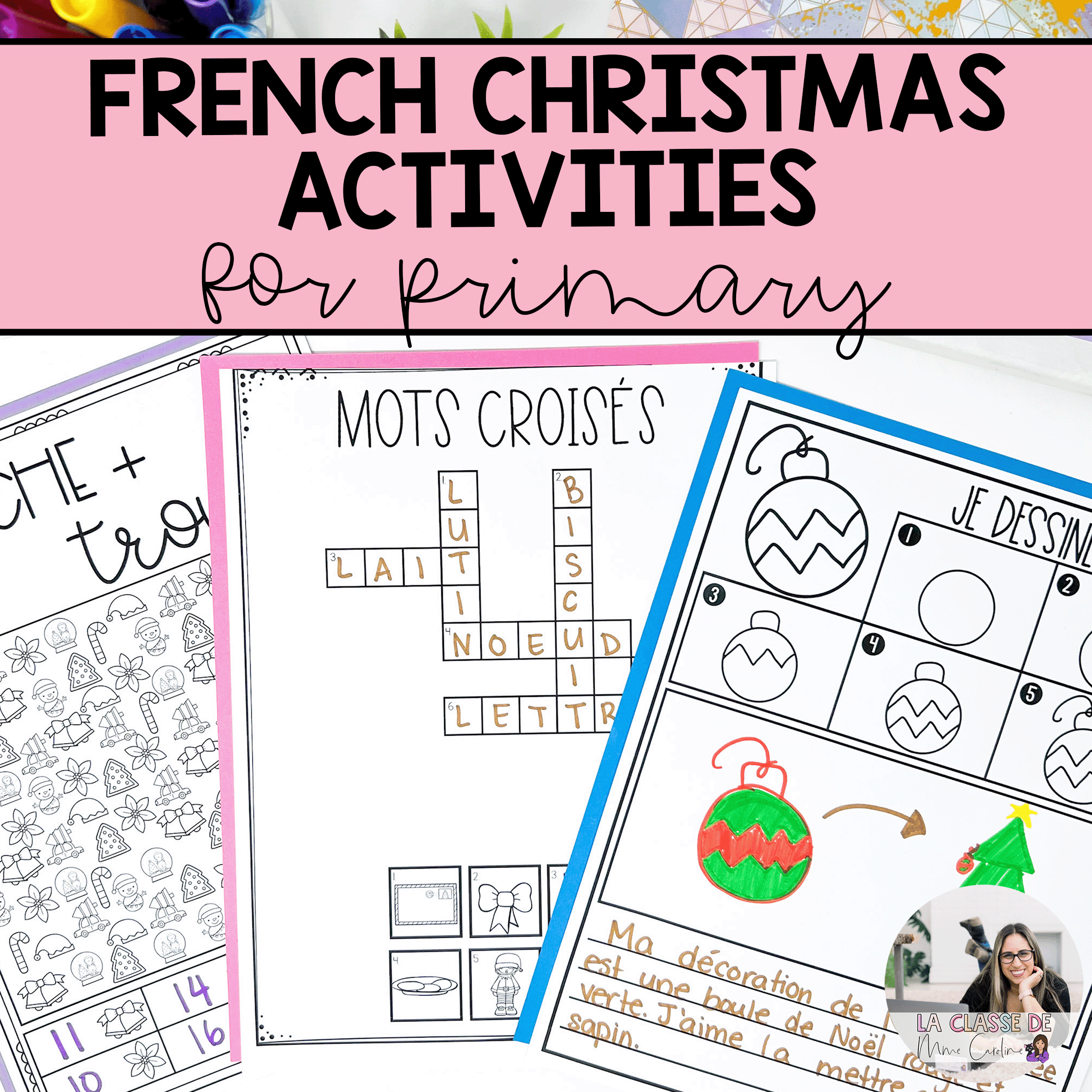 French Christmas Activities And Worksheets | Les Activités De Noël with regard to Free French Christmas Worksheets