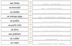 French: Christmas Vocabulary – Activities And Worksheets regarding Christmas French Vocabulary Worksheets