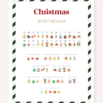 Fun Christmas Secret Message Printable For Kids   Simply Bits Of Us Intended For Christmas Secret Message Worksheets