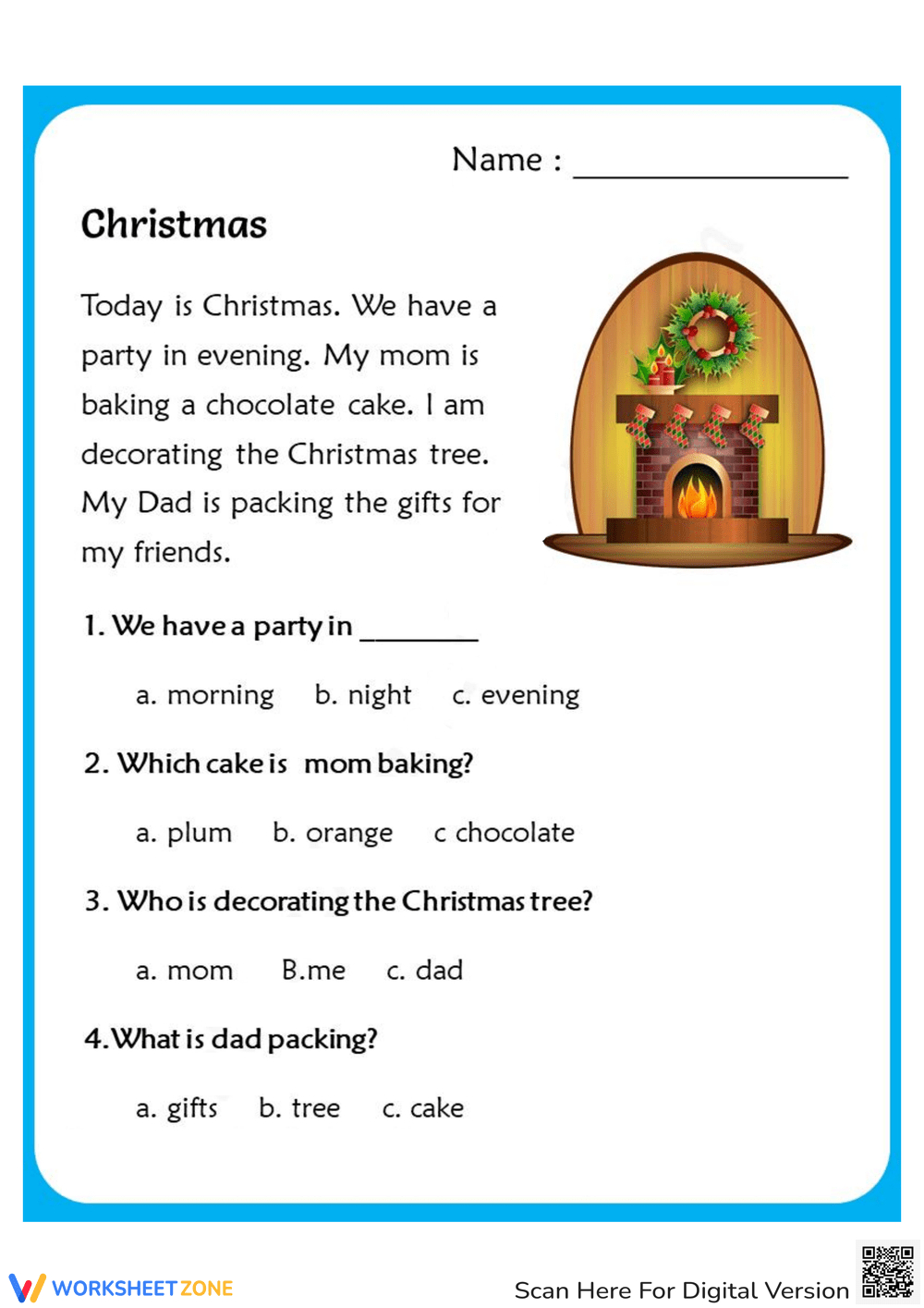 Grade 3 Christmas Comprehension Worksheets Worksheets regarding Free Christmas Reading Comprehension Worksheets For 3rd Grade