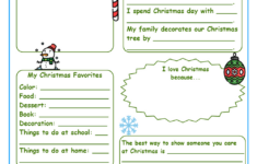 Grade 4 Christmas Worksheets intended for All About Christmas Worksheets