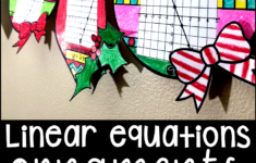 Holiday Math for Solving Linear Systems By Graphing Christmas Worksheets Answers
