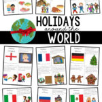 Holidays Around The World In Christmas Celebrations Around The World Worksheets
