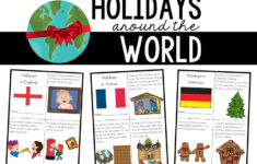Holidays Around The World in Christmas Celebrations Around The World Worksheets