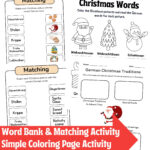 Holidays In Germany   Christmas   Reading Comprehension Intended For German Christmas Vocabulary Worksheets