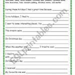 How I Spent My Christmas Holidays   Esl Worksheetmarymary7591 Inside All About My Christmas Worksheets