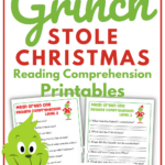 How The Grinch Stole Christmas Lesson Plans Author: Dr. Seuss Inside How The Grinch Stole Christmas Worksheets Kindergarten
