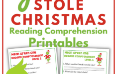 How The Grinch Stole Christmas Lesson Plans Author: Dr. Seuss inside How The Grinch Stole Christmas Worksheets Kindergarten