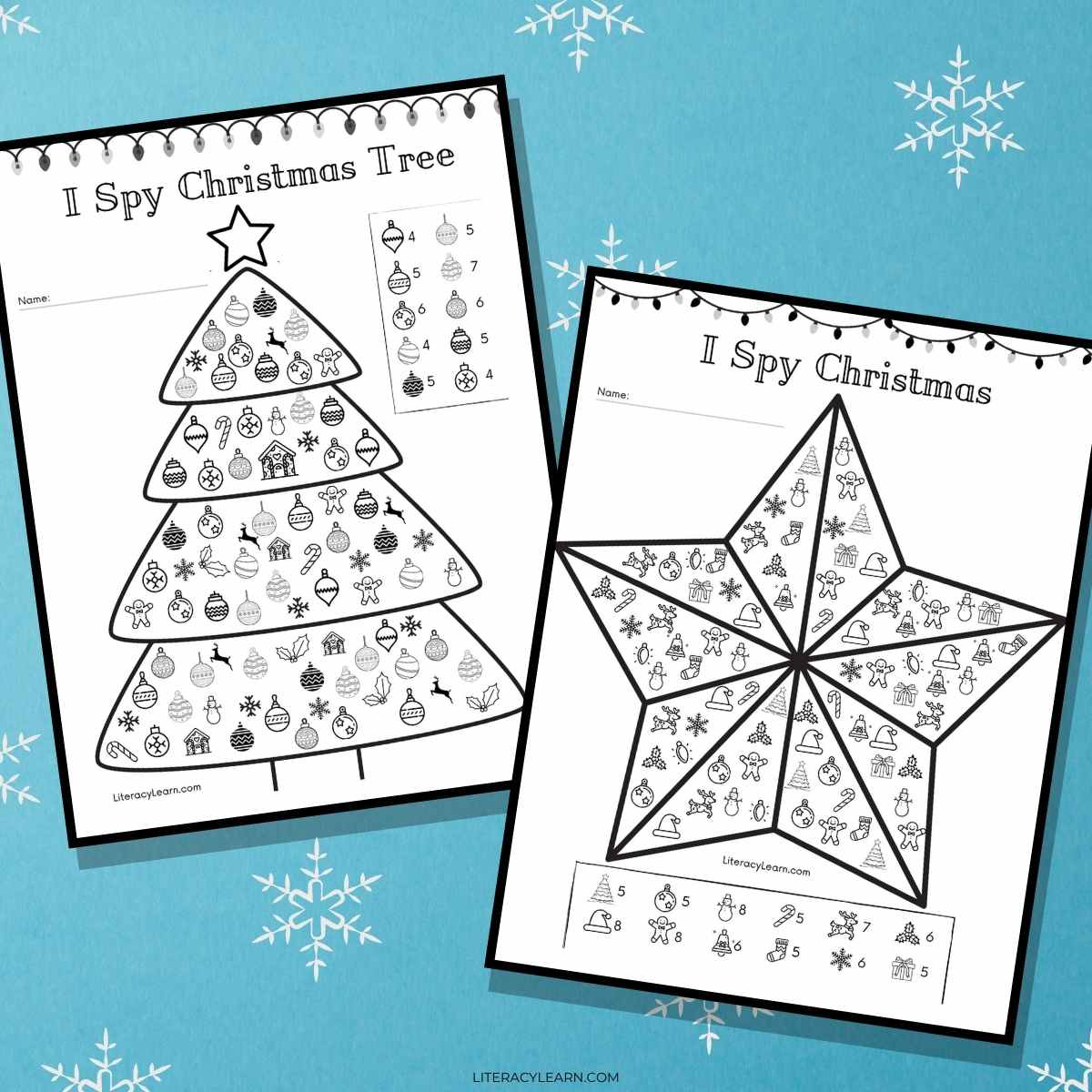 I Spy Christmas - Free Printables! - Literacy Learn regarding Free Printable I Spy Christmas Worksheets