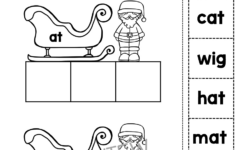 Keeping My Kiddo Busy throughout Christmas Cvc Words Worksheets