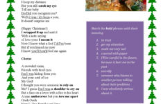 Last Christmas – Song Worksheet Son…: English Esl Worksheets Pdf & Doc intended for Christmas Song Picture Worksheets