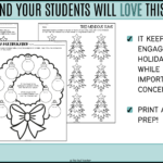 Math And Language Arts Holiday Christmas Practice Worksheets And For Free Printable Christmas Language Arts Worksheets