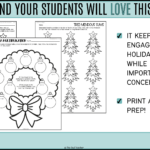 Math And Language Arts Holiday Christmas Practice Worksheets And Intended For Language Arts Christmas Worksheets