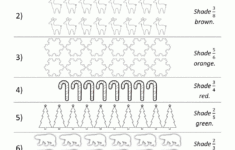 Math Christmas Activities 4Th Grade in Christmas Math Worksheets Fractions