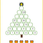 Math Christmas Tree Puzzle Online + Worksheets 🎄 Inside Christmas Tree Addition Worksheets