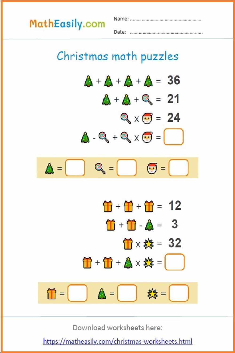 Math Christmas Worksheets Pdf | Free Download 🎄 throughout Free Christmas Multiplication Worksheets