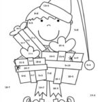 Multiplication Coloring Worksheets Christmas Inside Christmas Coloring Multiplication Worksheets