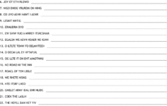 Name That "Christmas" Tune Word Scramble – Wordmint inside Christmas Music Name That Song Worksheets