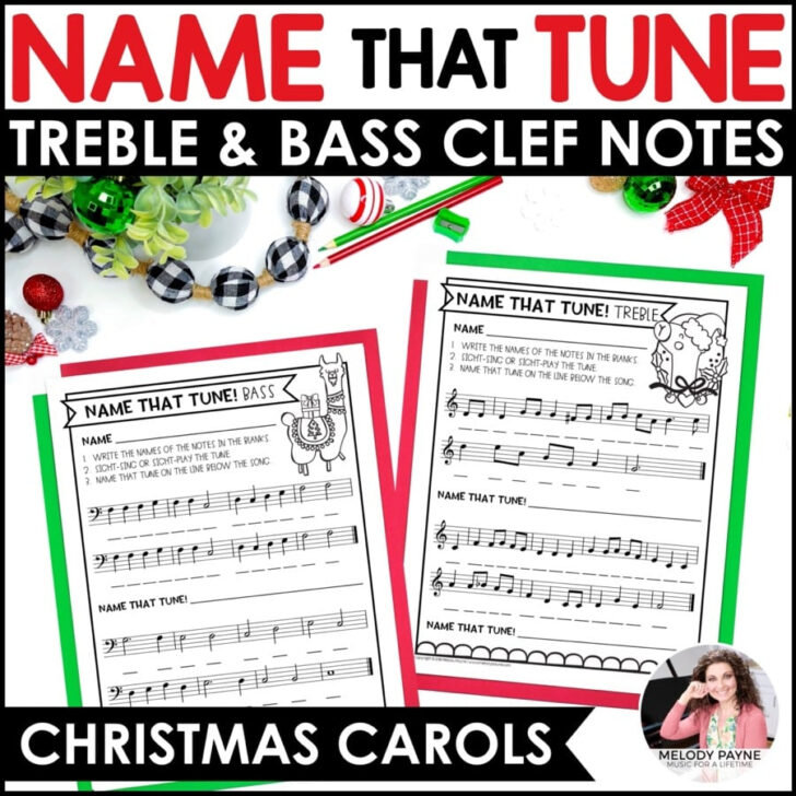 Can You Name the Christmas Song Worksheets Can You Name the Christmas Song Worksheets