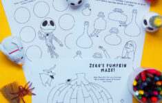 Nightmare Before Christmas” Activity Sheets – Lucy'S Room regarding The Nightmare Before Christmas Worksheets