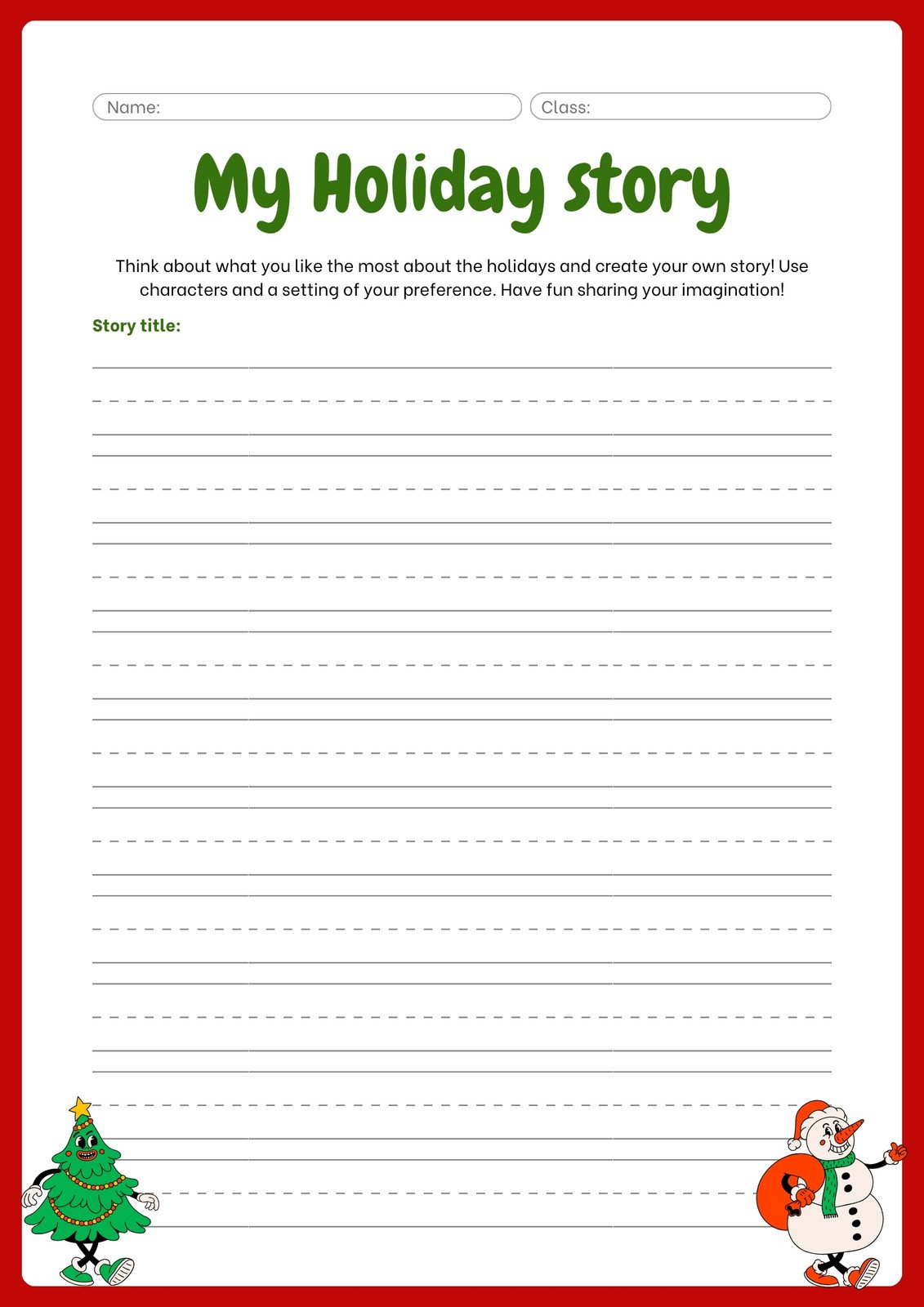 Page 16 - Free, Editable Christmas Worksheet Templates | Canva intended for My Christmas Holiday Worksheets