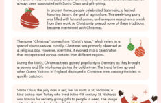 Page 2 - Customize 917+ Christmas Worksheet Templates Online with The History Of Christmas Worksheets
